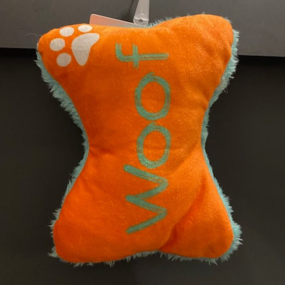 Dog Plush Bone Shaped Toy *WOOF*